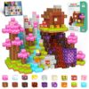 Petenjoy 100PCS Magnetic Blocks - Magnetic Building Blocks, Magnet Blocks Cubes, STEM Learning Sensory Magnet Toy for Kids Ages 3 4 5 6 7 8 9 10 11, Birthday Gifts for Boys and Girls
