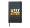 Pet Sitting Chick I Chick Petsitting Pet Care Hardcover Journal, Black