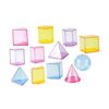 PETSOLA 12x Geometric Shapes Pattern Blocks for School Supplies Elementary Ages 3+