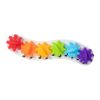 PETSOLA Busy Board Imaginative Play Interactive Sturdy Rainbow Gear Toy for Kids