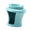 PETSOLA Ceramic Oil Diffuser Wax Melt Burner Home Decoration Oil Diffuser Tealight Oil Warmer for Porch SPA Bedroom Housewarming Gift, Green