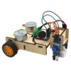 PETSOLA DIY Line Tracking Robot Car Kit Educational Toy 11x9x6cm
