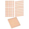 PETSOLA DIY Wooden Base Ten Blocks Math Manipulative Early Math Learning, Package B