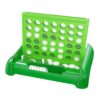 PETSOLA Four in A Row Game Foldable Classic Strategy Board Game Educational Toy PP Material Discs Suitable for Family Game Night Travel, Green