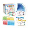 PETSOLA Phonics Flash Cards 65 Cards Letter Sound for Homeschool Elementary