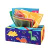 PETSOLA Pull Tissues Activities, Development Toys, Colorful Square Educational Fine Motor Skill Comfort Toys, Tissue, for Home, 10 Silk 3