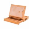 petsola Tabletop Easel with Drawer Wooden Table Easel with Drawer Compact Sketch Box for Students