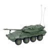 PETSOLA Tank Model Building Kit Layout Props Ornament for Birthday Gift Tabletop Decoration DIY Assembly Puzzles 1/72, Green