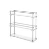 PETSOLA Three-Tier Storage Rack Open-Sided Rack with Acrylic Shelves Clear Shelving for Countertop