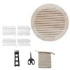 PETSOLA Wooden Letter Board Monthly Cards Round Milestone Cards