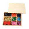 PETSOLA Wood Grammar Learning Language Grammar Wooden Grammar Symbols Set