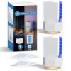 Pexpel Plug-in Fly Trap Indoor with Three-Sided Glue Board, 2 in 1 Gnat Traps for House Indoor with UV & Night Light, Flying Insect Trap for House & Fruit Flies