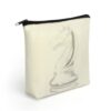 PGRZALRUQS White Chess Pieces Makeup Bag for Women Cosmetic Bags Wallet Purse Make Up Pouch Organizer