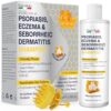 Pharmlitalia Psoriasis Shampoo for Dry & Itchy Scalp with Salicylic Acid 3% - Psoriasis Scalp Treatment for Eczema Relief, Seborrheic Dermatitis, Ringworm & Folliculitis 6.76 Fl Oz