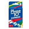 Phase 10 Express Card Game With Smaller More Portable Deck For Faster Play For 2-3 Players