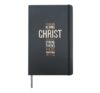 Philippians 4:13 Christ Strengthens Me Verse Hardcover Journal, Black