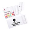 Phomemo Adhesive Thermal Paper 80mm Wide Black Letters 3 Rolls Each Roll Length is 3.5m Storage 2 Years, Compatible with Phomemo M03/M04AS Portable Thermal Printers, Use for Notebooks, Lists, Photos,