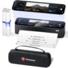 Phomemo M810 Portable Printers Wireless for Travel with All-Screen, Compatible with AirPrint, Thermal Wireless Inkless Bluetooth Printer, Supports 8.5"x11"US Letter, Compatible with iOS, Android, PC