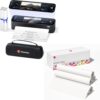 Phomemo M810 Portable Printers Wireless for Travel with All-Screen, Thermal Printer Paper 8.5" x 11" 4 Rolls