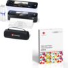 Phomemo M810 Portable Printers Wireless for Travel with All-Screen, Thermal Printer Paper 8.5" x 11" 100 Sheets