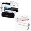 Phomemo M85 Portable Printers Wireless for Travel with Upgraded Touchscreen & 4 Rolls 8.5'' x 11' Portable Printer Thermal Paper