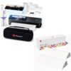 Phomemo M85 Portable Printers Wireless for Travel with Upgraded Touchscreen & 2 Rolls 8.5'' x 11' Portable Printer Thermal Paper