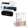 Phomemo M85 Portable Printers Wireless for Travel with Upgraded Touchscreen Thermal Printer Paper 100 Sheets