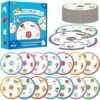 Phonics Puzzles, Short Vowel Sound Blends-30 Phonics & 150 Sight Words, Phonetic Rhyming Game Learn to Read Spell First Word Early Educational Tool for Toddlers, Preschool, Kindergarten, Homeschooling