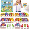 Phonics & Word Puzzle Cards for Kids 3+, 2 in 1 CVC & CVCC Reading and Spelling Games for Toddler, Back to School Supplies, Engaging Educational Tools for Kindergarten, Homeschool & Classroom