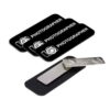 Photographer 1" x 3" Name Tag/Badge, Magnetic Backing Black, (3 Pack)