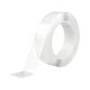 Photo Mounting Adhesive Roll, Transparent Double Sided PET Tape for Poster Layouts, Desk Order and Cable Placement Transparent Tape Clear Mounting Adhesive Roll Poster Photo Desk Organization Cable