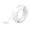 Photo Mounting Adhesive Roll, Transparent Double Sided PET Tape for Poster Layouts, Desk Order and Cable Placement Transparent Tape Clear Mounting Adhesive Roll Poster Photo Desk Organization Cable