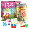 Piano Potato Crystal Growing Terrarium Kit for Kids - Grow 12 Vibrant Crystals Night Light Science Set, DIY STEM Craft Kits for Boys Girls Age 8+, Light Up Jar Experiments Activity Birthday Gifts