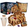 Piano Potato Jumbo Pirate Treasure Chest Dig Kit - Dig Up 12 Gems & Pirate Treasures, STEM Science Educational Toy Gifts for Boys, Girls & Kids Ages 6–12, Excavation Dig Party Favors