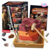 Piano Potato Paleontological Site Fossil Digging Kit for Kids, Dig Up 4 Geological ERAS with Dinosaur Fossil, Rock, Shell, Sealife, Multi-Layer Explorer Excavation Archeology Toy Gift for Kids 6+