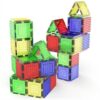 PicassoTiles Magnetic Building Blocks Brick Tiles STEM Creative Magnet Tiles Add Ons Set Construction Toy Socket Spikes Accessory Toys Educational Imaginative Learning Kit Stacking Set Toddlers Colors