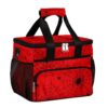 Picnic Cooler Bags Insulated for Travel, Soft Sided Cooler Bag Red Cobweb