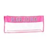 Piece Storage Pouch for Mahjong Gatherings, Long Organizer Bag with Zipper Access and Embroidered Front Detail Mahjong Organizer Pouch Board Game Storage Bag Zipper Game Piece Holder Embroidered Home