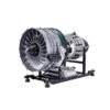 Piefeak Dual-Spool Turbojet Engine Model Kit, 1/10 Electric Aircraft Engine that Works, 1000+Pcs DIY Assembly Turbofan Model Mechanical Science STEM Toy for Adult