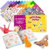 Pigipigi Kids 160 Pcs Origami Paper Kit,Arts and Crafts for Kids Ages 5-12