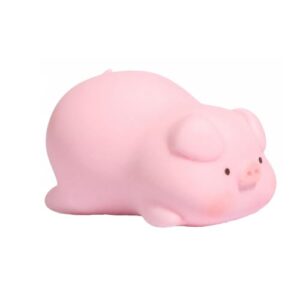 Pig Squishy Sunny Days Squeezy Animal Slow Rising Sensory Figure Soft Elastic Handheld for Desk Stress and Decoration (Pig)