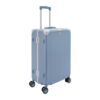 pijopang 24 Inch Suitcase with 3-Digit Lock, Hard Shell Check-in Luggage with Cup Holder & Hook for Travel, Lightweight, Blue