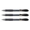 Pilot G2 07 Retractable Gel Rollerball Pen 0.7mm Tip 0.38mm Line Refillable BL-G2-7 Ink Color Black (Pack of 3)