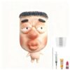 Pimple Popper Toy Set, Ultra Soft Cute Face Pimple Popping Fidget Toy, Refillable Pimple Toy with Sensory Cream, Silicone Squishy Squeeze Toy for Stress Relief & Anxiety Relief(SquishFace)