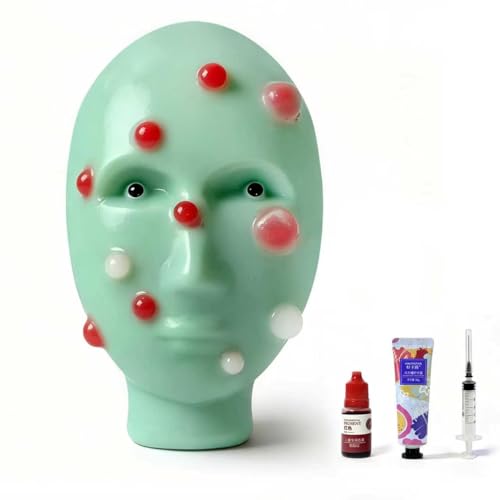 Pimple Popping Toy, Squishy Fidget Toys Pimple Popping Fidget Toy with Filler Tools Weird Alien Pimple Popping Novelty Stress Relief & Reusable & Self-Filling for Adults & Teens