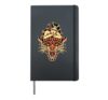 Pin-up Girl x Tiger Traditional Tattoo Flash Vintage Hardcover Journal, Black