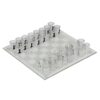 Pineeseatile Clear Shot Glass Chess Set 10x10 Inch Glass Chess Board with 32PCS Cups for Adults Kids, Funny Drinking Shot Set