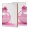 Pink Christmas Ball Refillable Notebook Cover A5 Cover Only