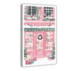 Pink Christmas Bookshop Poster - Festive Wall Art for Holiday Home Decor