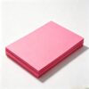 Pink Construction Paper 9×12", Medium Weight Colored Craft Paper for Art Projects, Origami, Scrapbook, School & Home DIY